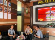 Perkuat Sinergi Pengamanan, Kalapas Kelas IIB Sampit Silaturahmi dengan Kapolres Kotim