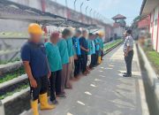 Jelang Pembinaan Kemandirian, Tamping Subsi Kegiatan Kerja Lapas Sampit Terima Arahan dan Do’a Bersama