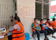 24 Tahanan Baru Lapas Sampit, Ikuti Pemeriksaan Kesehatan