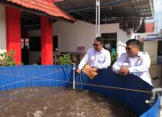 Kalapas Sampit Kontrol Kolam Ikan Budidaya Warga Binaan