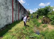 Lapas Sampit Bersihkan Area Luar Tembok, Untuk Ciptakan Lingkungan Bersih dan Nyaman