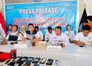 BNNP Kalteng Gelar Pers Rilis dan Pemusnahan Barang Bukti Narkotika