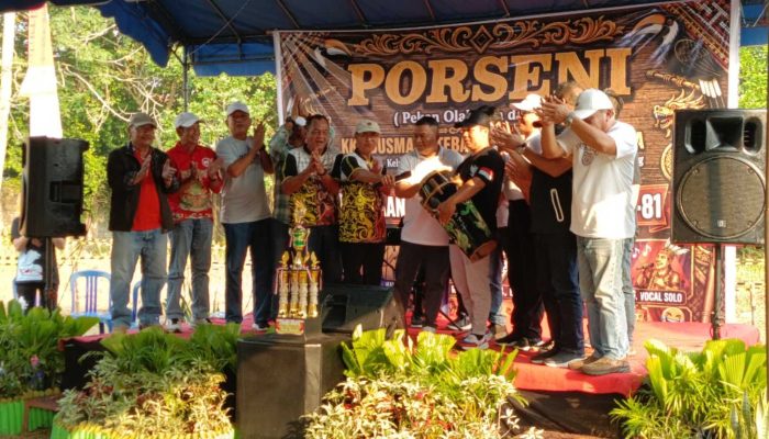 Meriahkan HUT Ke- 81 Kemerdekaan RI, Porseni Dusmala-Tebama Palangka Raya Gelar Sejumlah Lomba